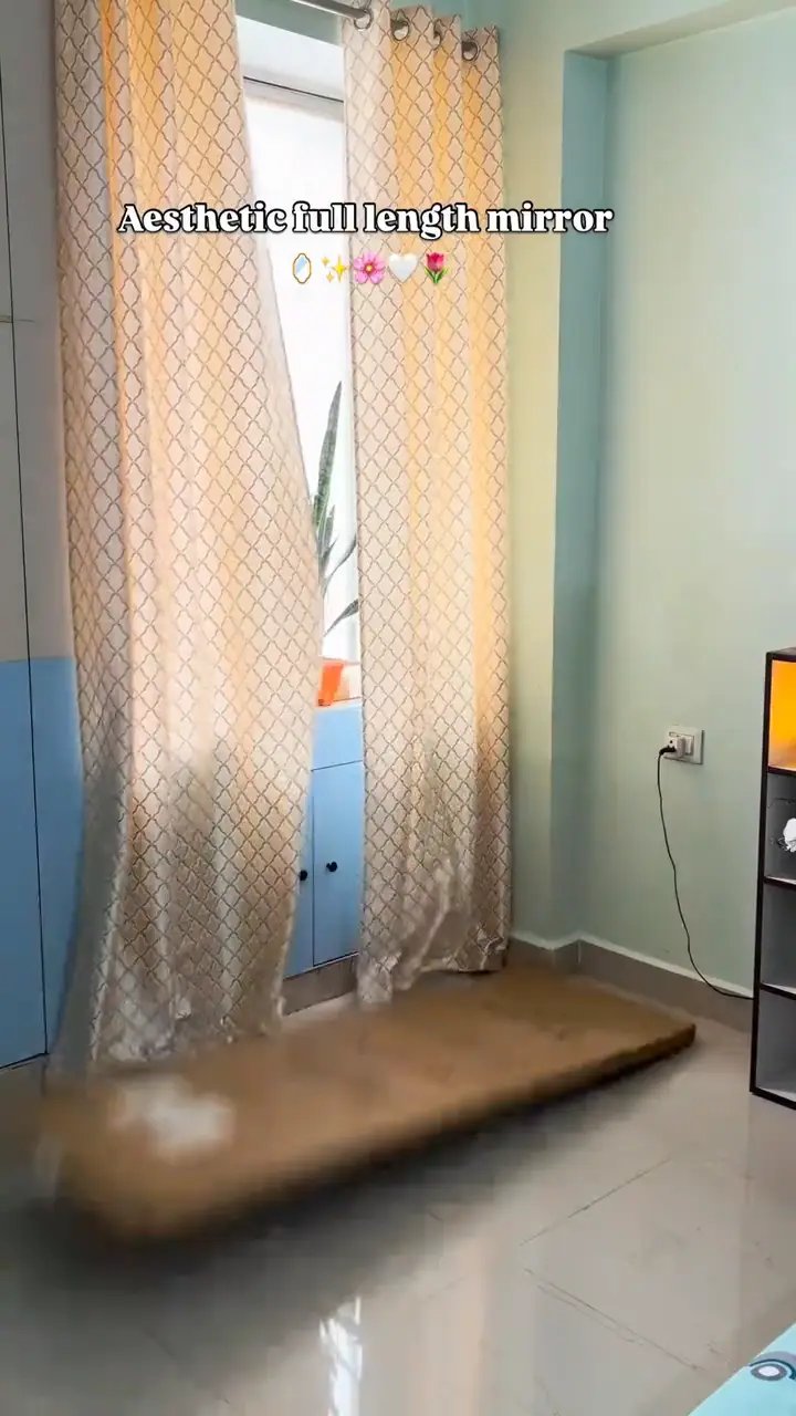 Unboxing and styling an arched full-length mirror
